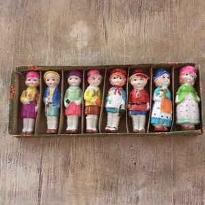 Vintage Hand Painted Dolls